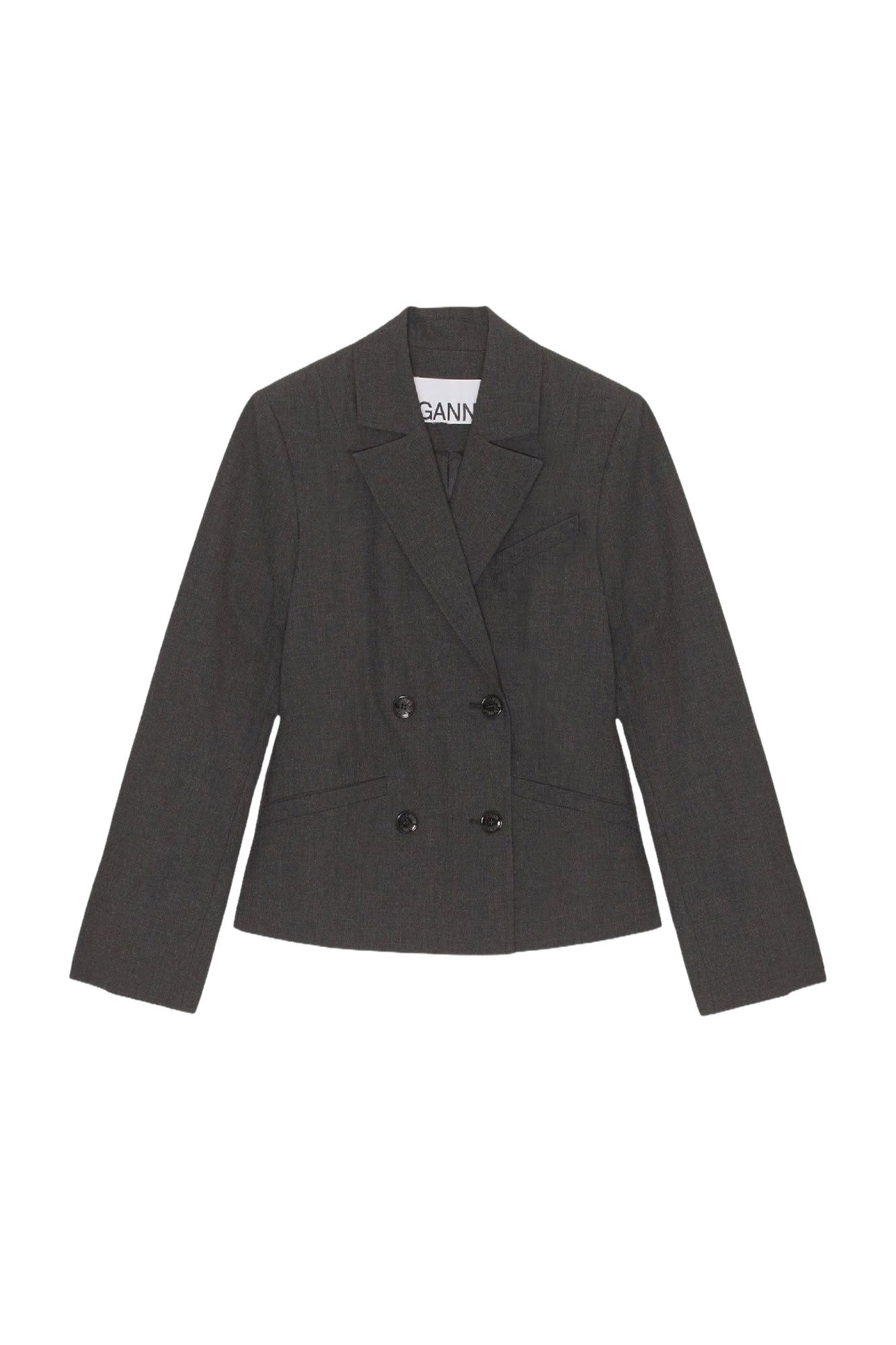 Blazer ajusté drapé - Phantom
