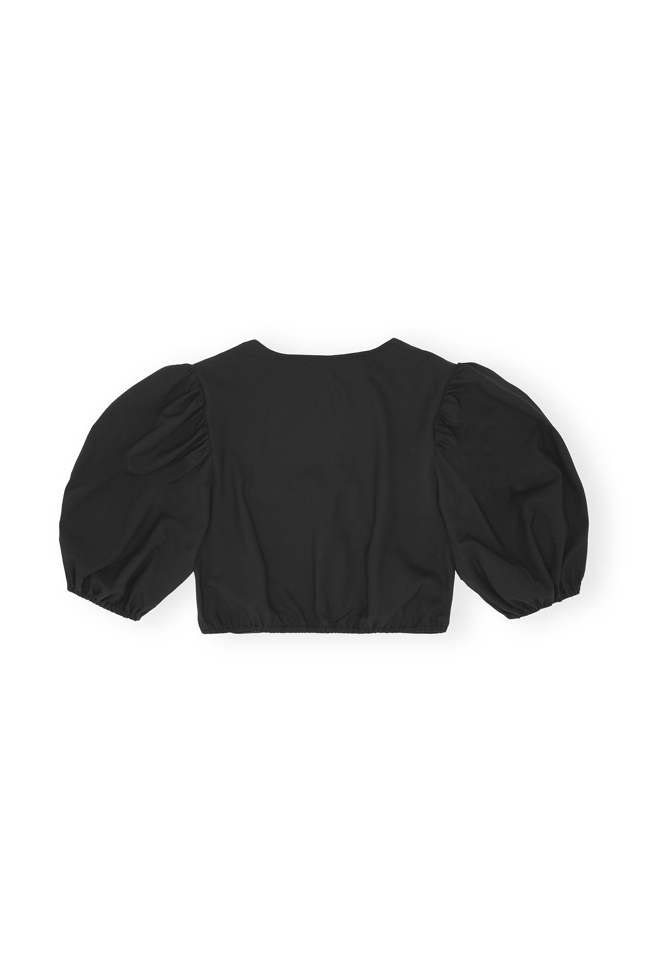 Blouse zippée fluide chiné - Black