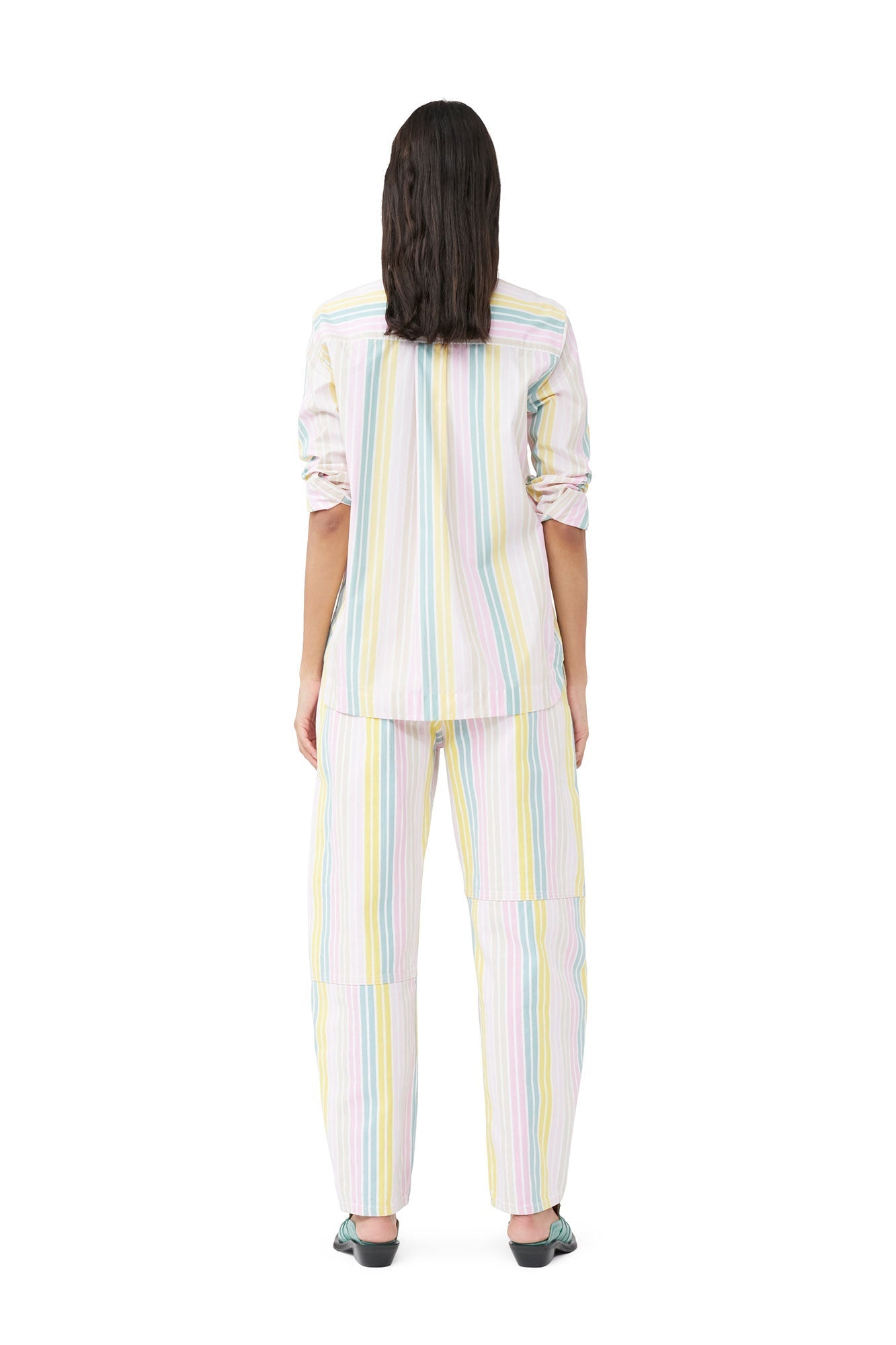 Chemise à rayures en coton - Multicolour