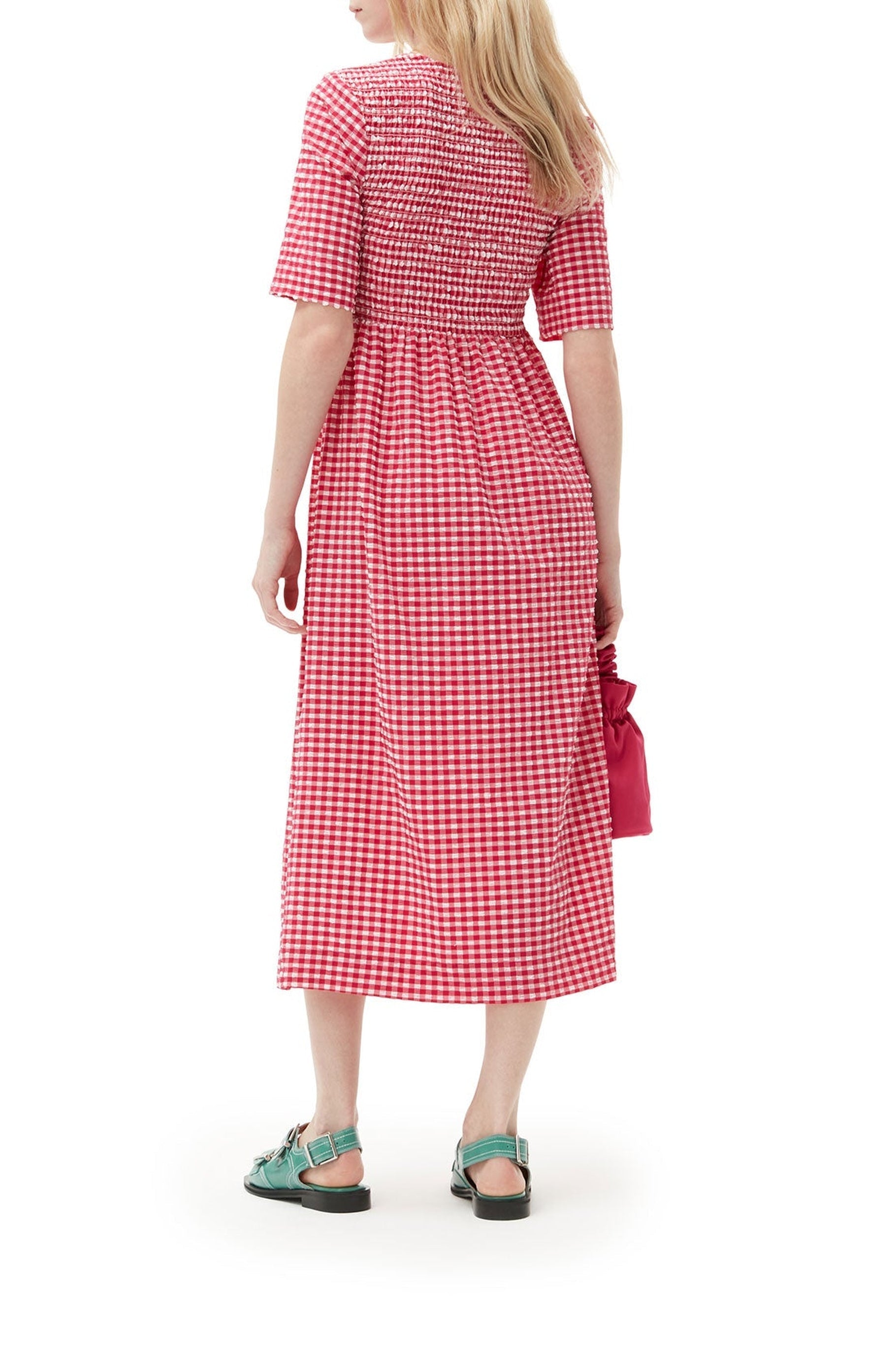 Robe à smocks en crêpe - Love Potion