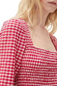 Robe à smocks en crêpe - Love Potion
