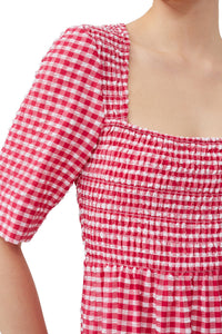 Robe à smocks en crêpe - Love Potion