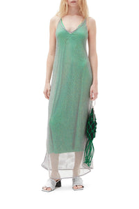 Robe ornementée en maille - Silver