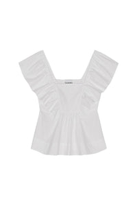 Blouse à volants - Bright White