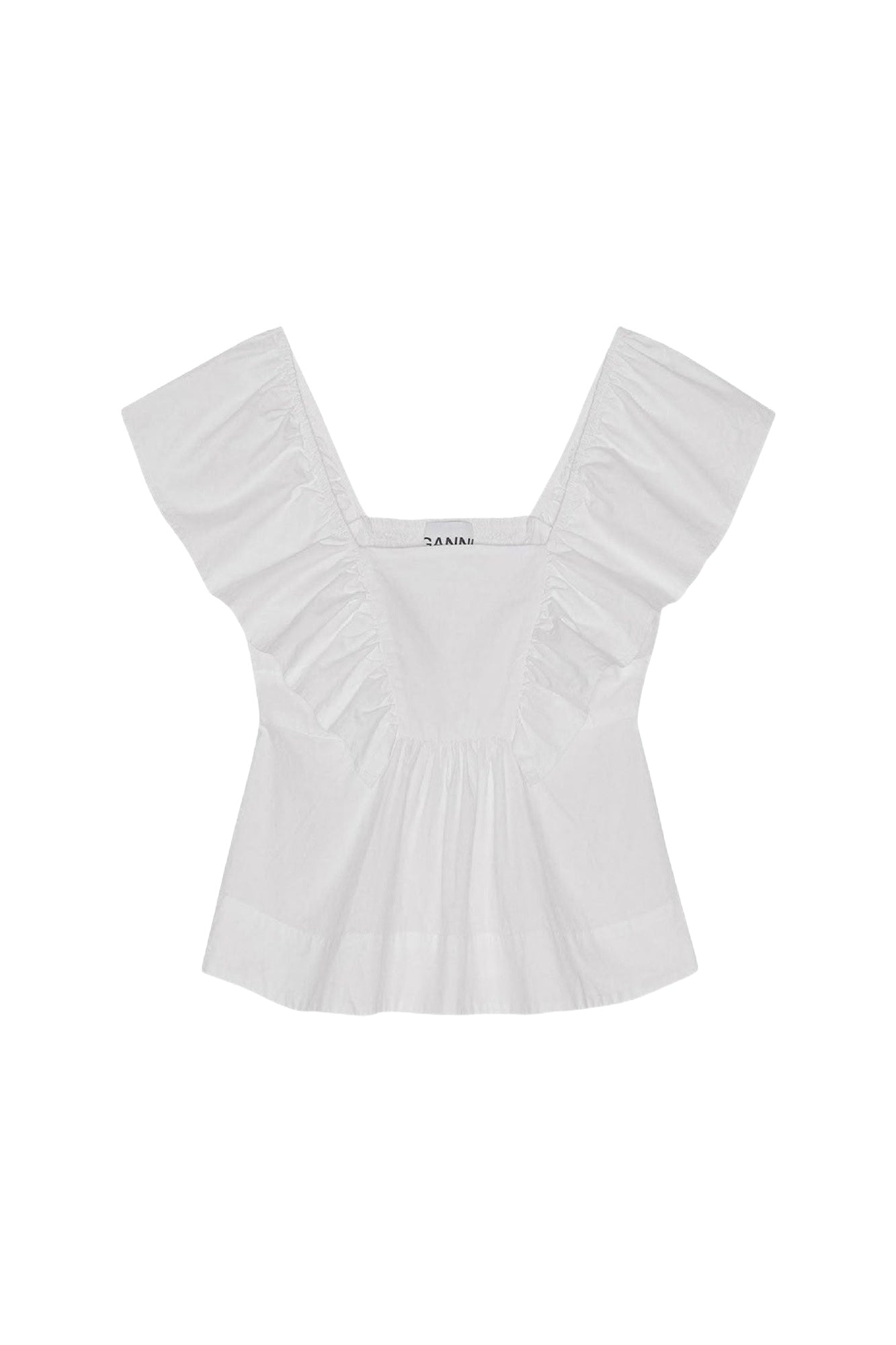 Blouse à volants - Bright White