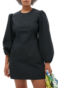 Robe courte à dos ouvert - Black