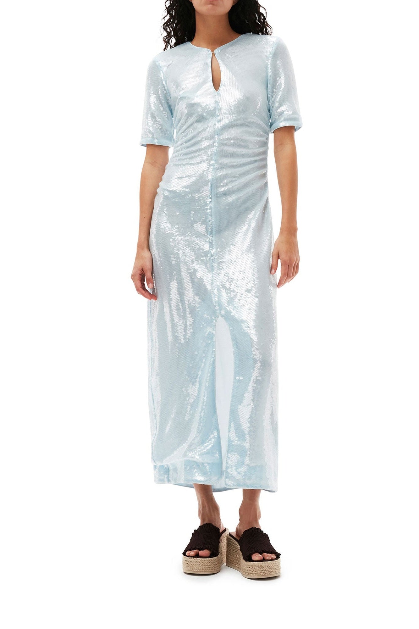 Robe longue légère à sequins - Ice Water