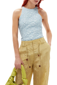 Pantalon brillant - Leek Green