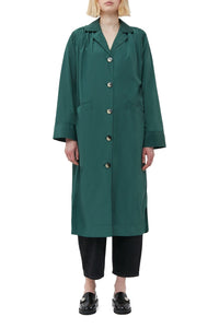 Manteau long Summer boutonné - Trekking Green