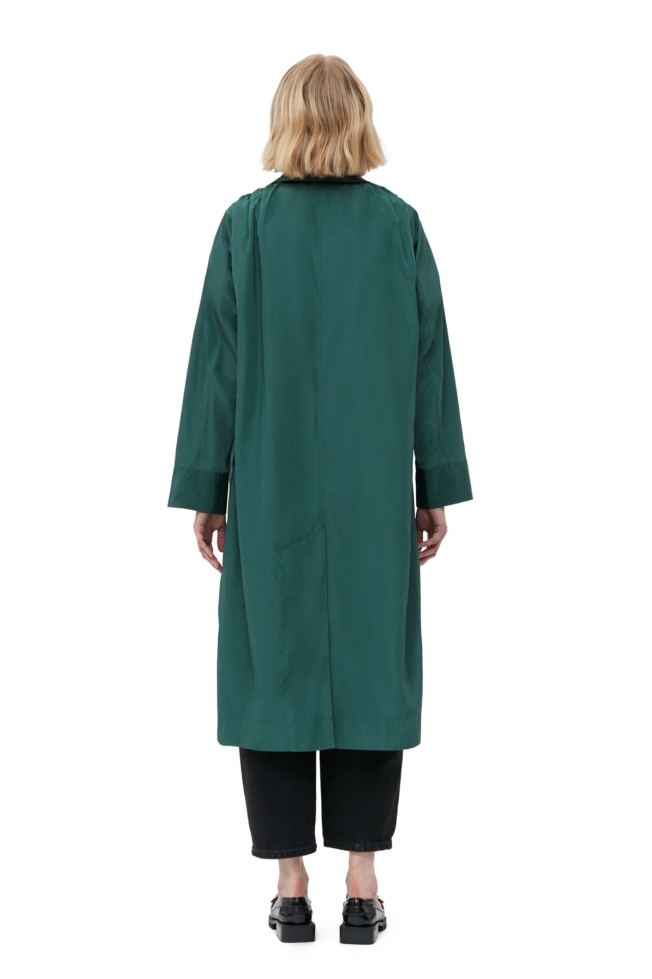 Manteau long Summer boutonné - Trekking Green