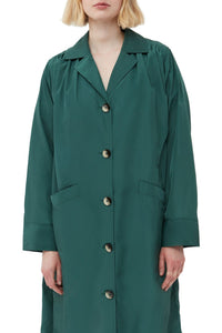 Manteau long Summer boutonné - Trekking Green