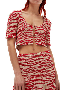 Blouse en georgette imprimée - Castle Wall