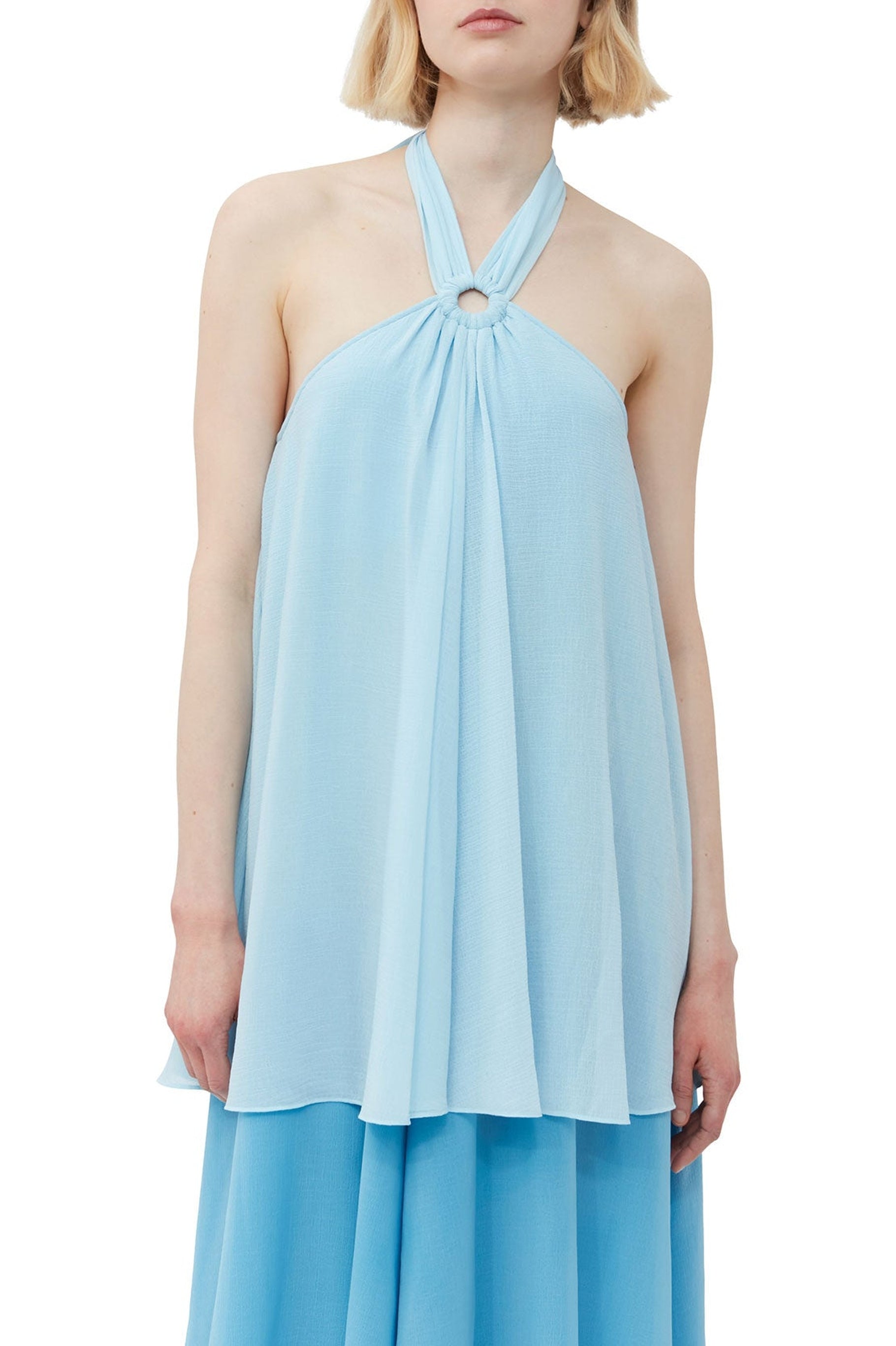 Robe longue superposée - Ethereal Blue