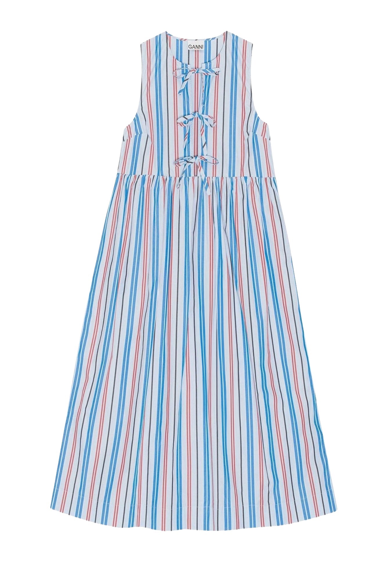Robe midi à rayures - Brilliant Blue