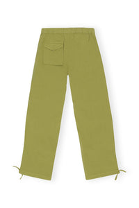Pantalon à cordon en toile - Spinach Green
