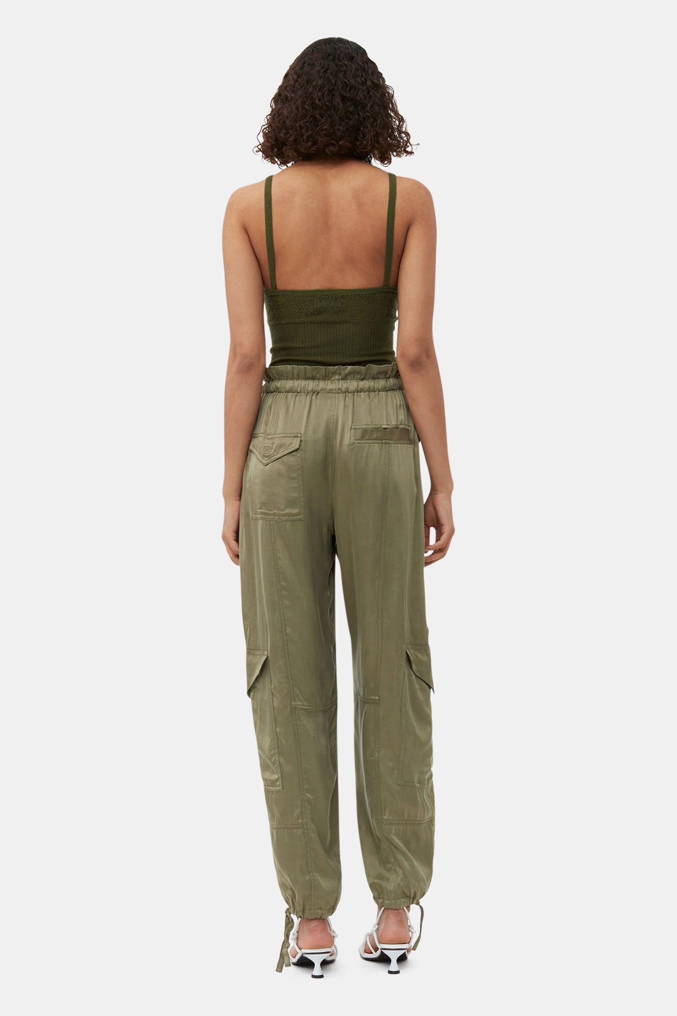 Pantalon en satin - Aloe
