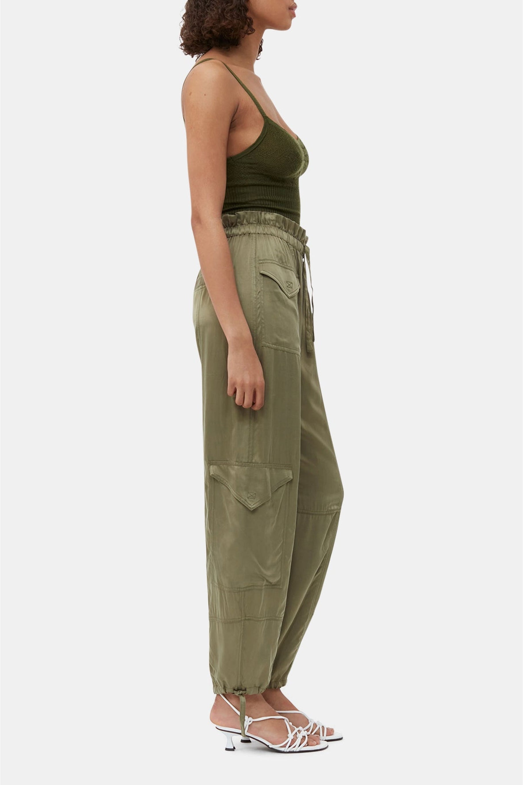 Pantalon en satin - Aloe