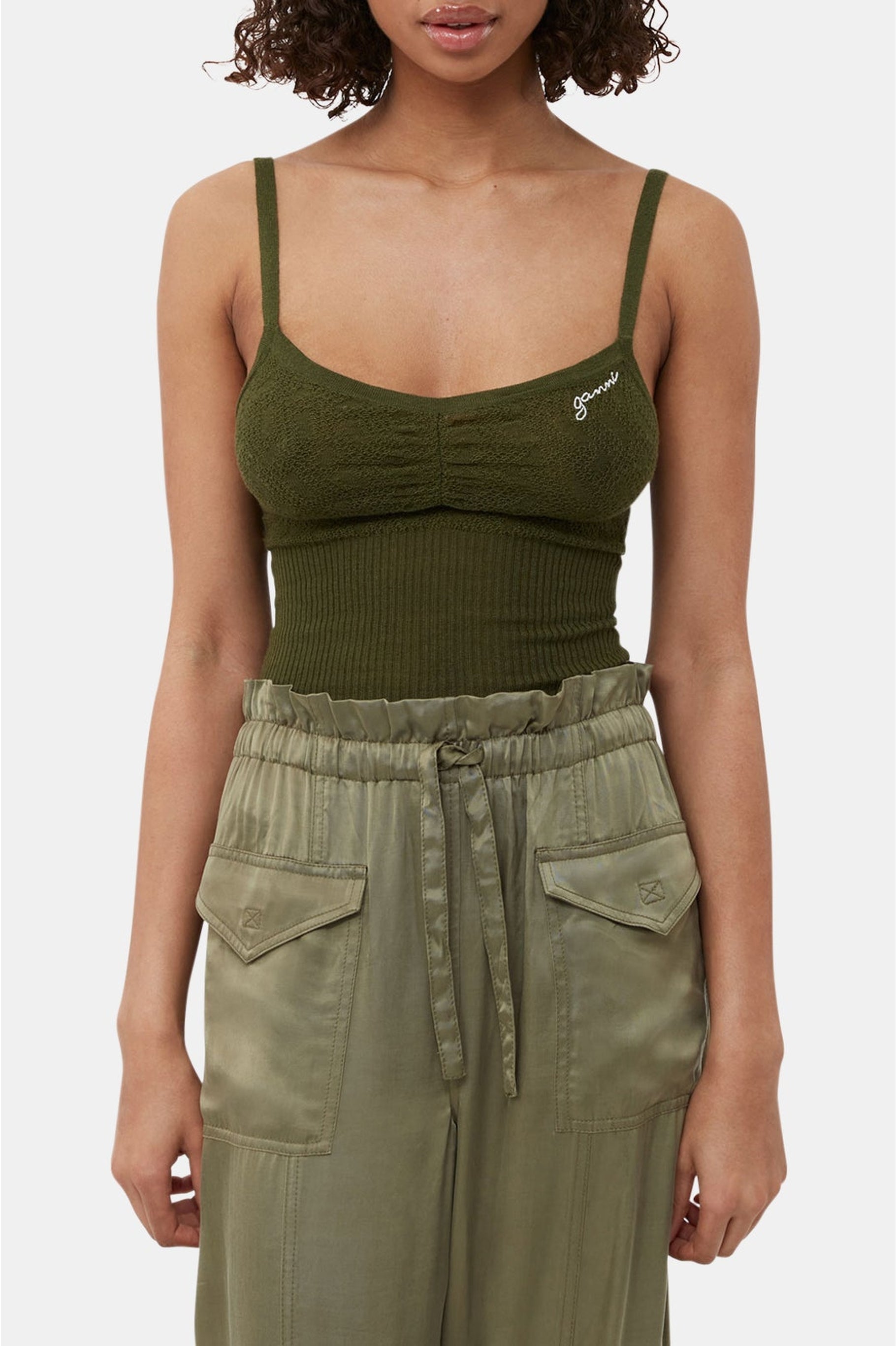 Pantalon en satin - Aloe