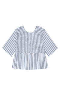 Blouse à fines rayures - Egret