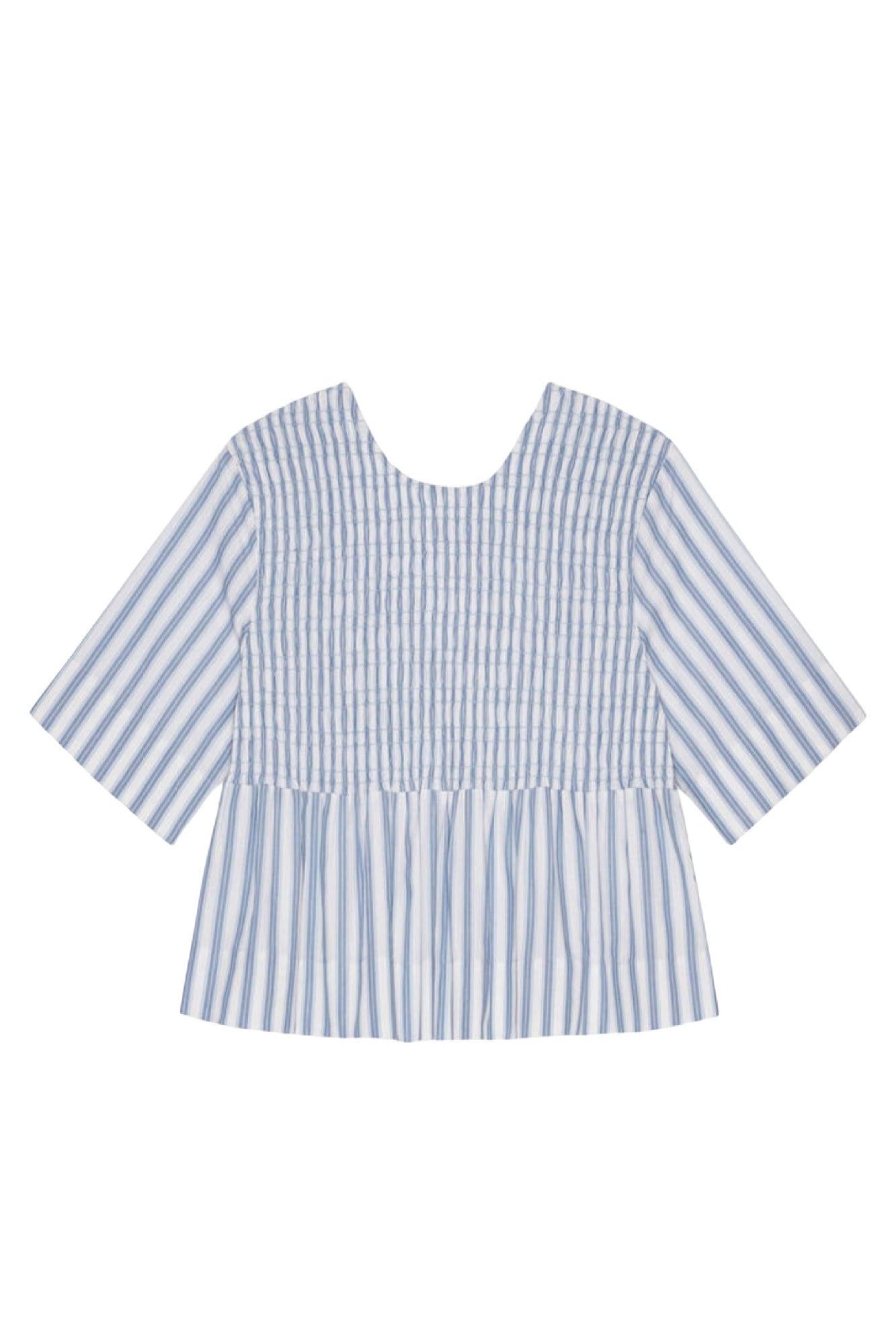 Blouse à fines rayures - Egret
