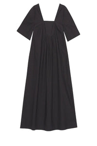 Robe longue à col ouvert - Black