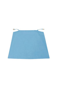 Jupe courte tailleur en coton - Ethereal Blue