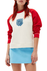 Jupe courte tailleur en coton - Ethereal Blue
