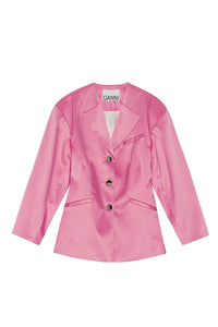 Blazer ajusté en satin - Wild Orchid