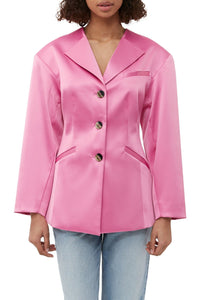 Blazer ajusté en satin - Wild Orchid