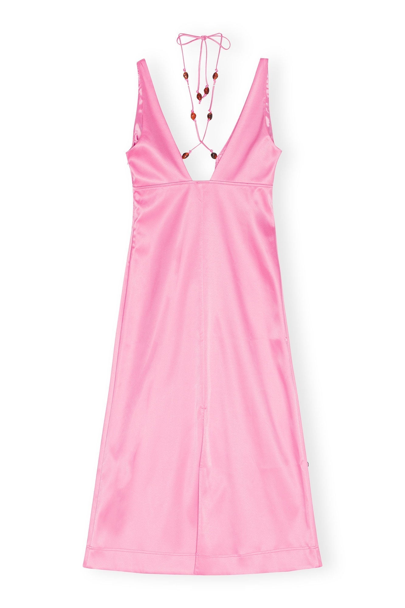 Robe dos nu en satin - Wild Orchid