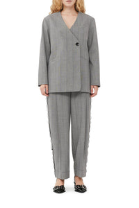 Blazer de tailleur à chevrons - Frost Gray