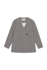 Blazer de tailleur à chevrons - Frost Gray