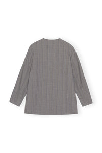 Blazer de tailleur à chevrons - Frost Gray