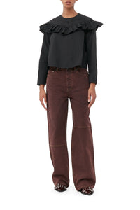 Blouse à volants - Black