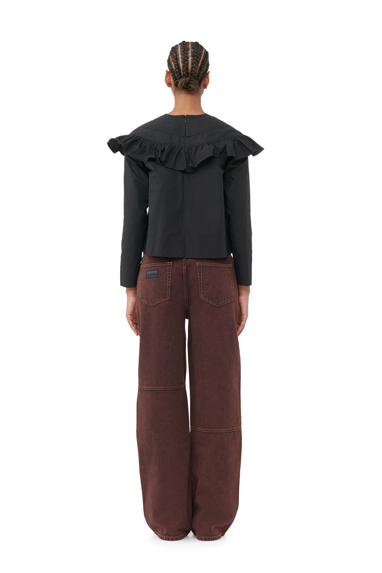 Blouse à volants - Black