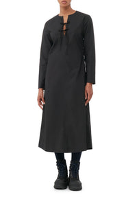 Robe longue en coton - Black