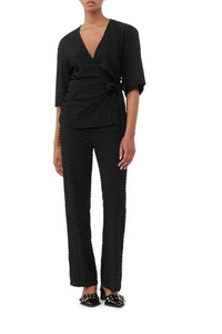 Pantalon en crêpe - Black