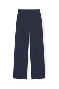 Pantalon taille haute drapé - Sky Captain