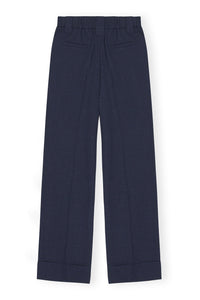 Pantalon taille haute drapé - Sky Captain