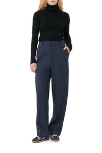 Pantalon taille haute drapé - Sky Captain