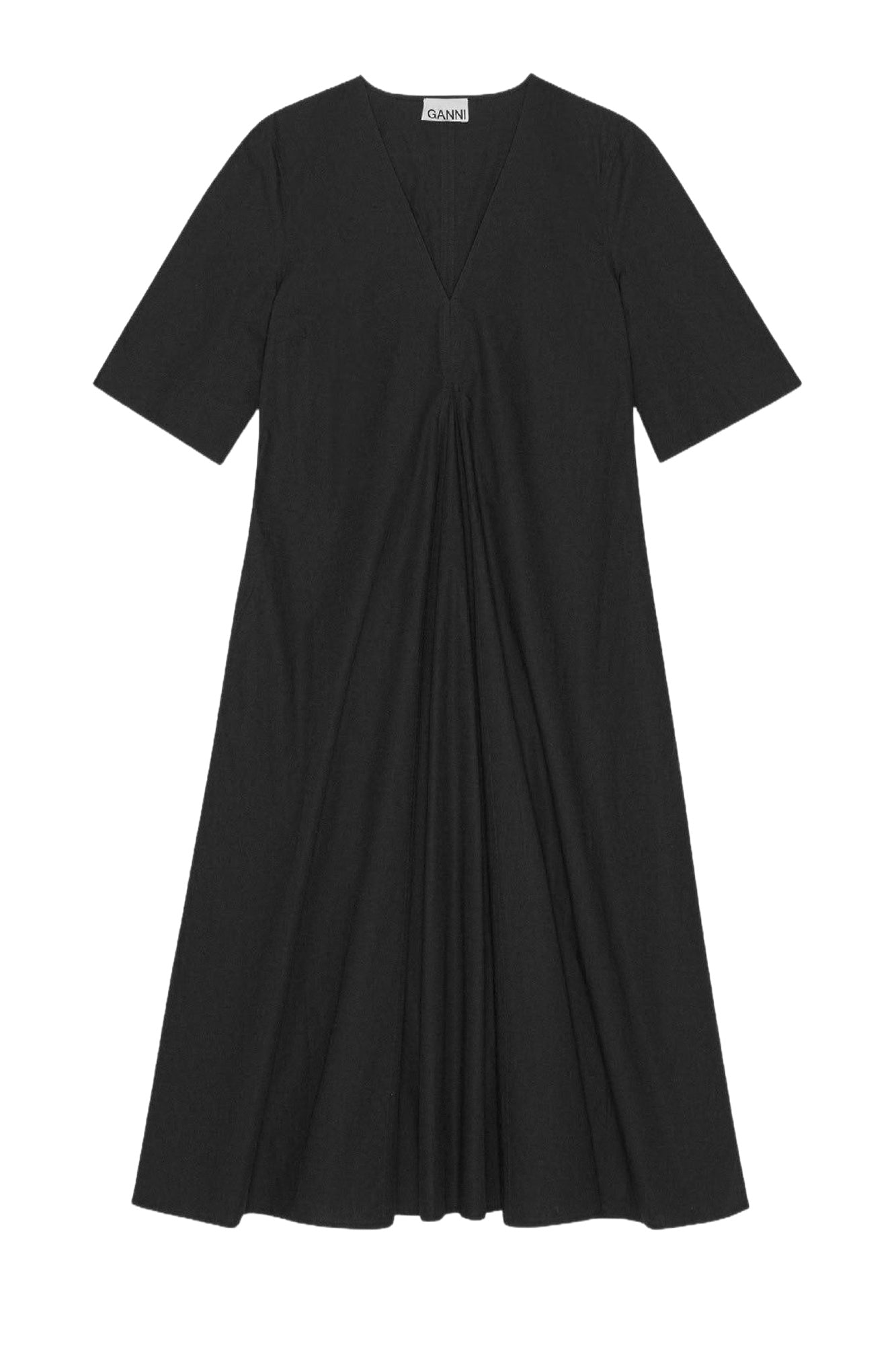 Cotton maxi dress - Black