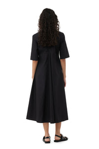 Robe longue en coton - Black