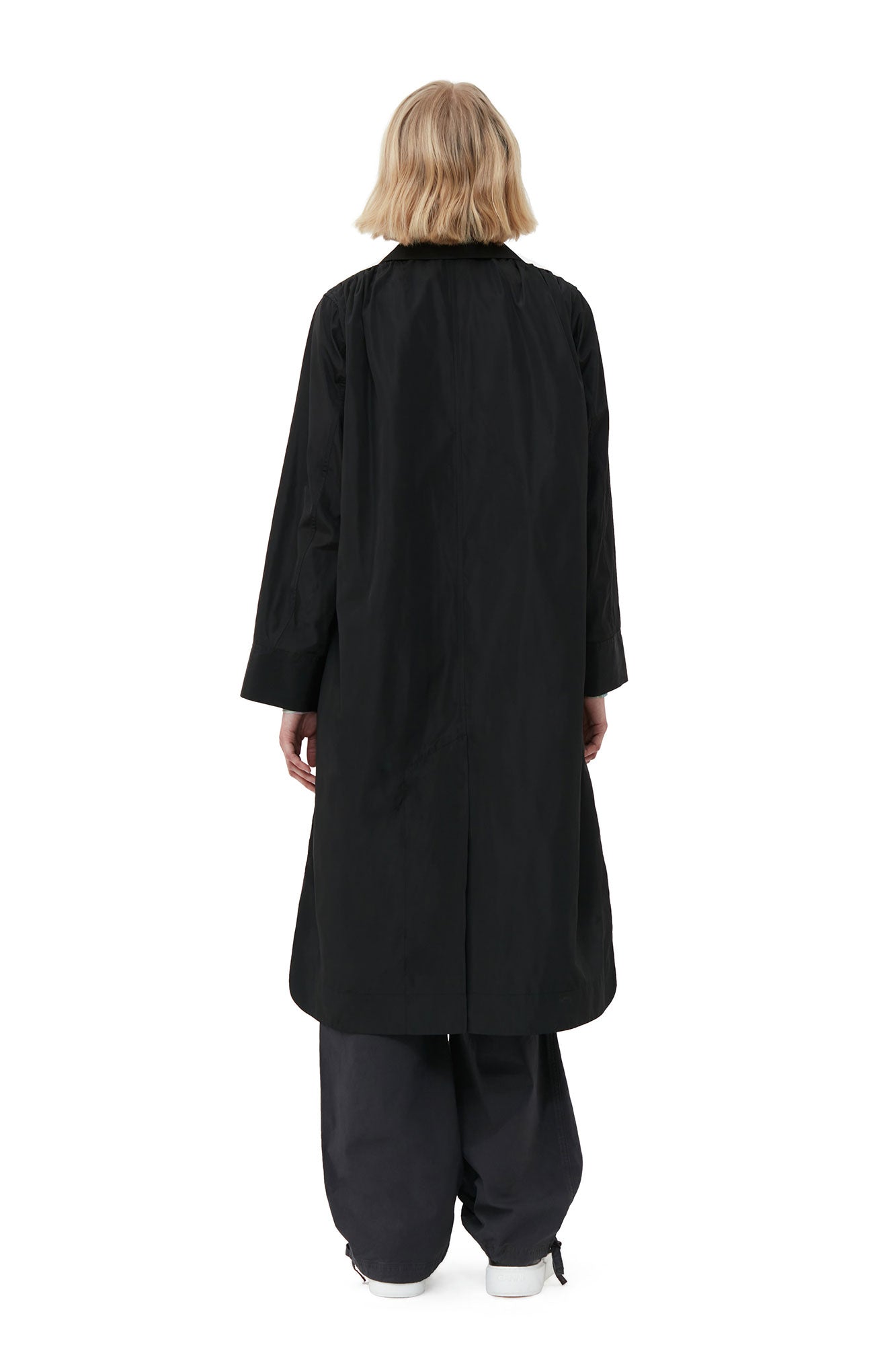 Manteau long Summer boutonné - Black