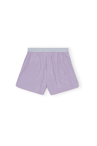 Short élastique à rayures en coton - Forever Blue