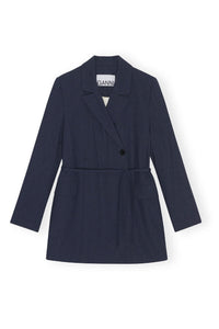 Blazer long croisé - Sky Captain