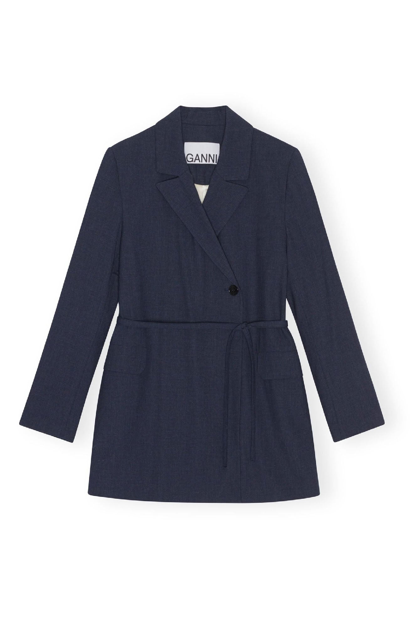 Blazer long croisé - Sky Captain