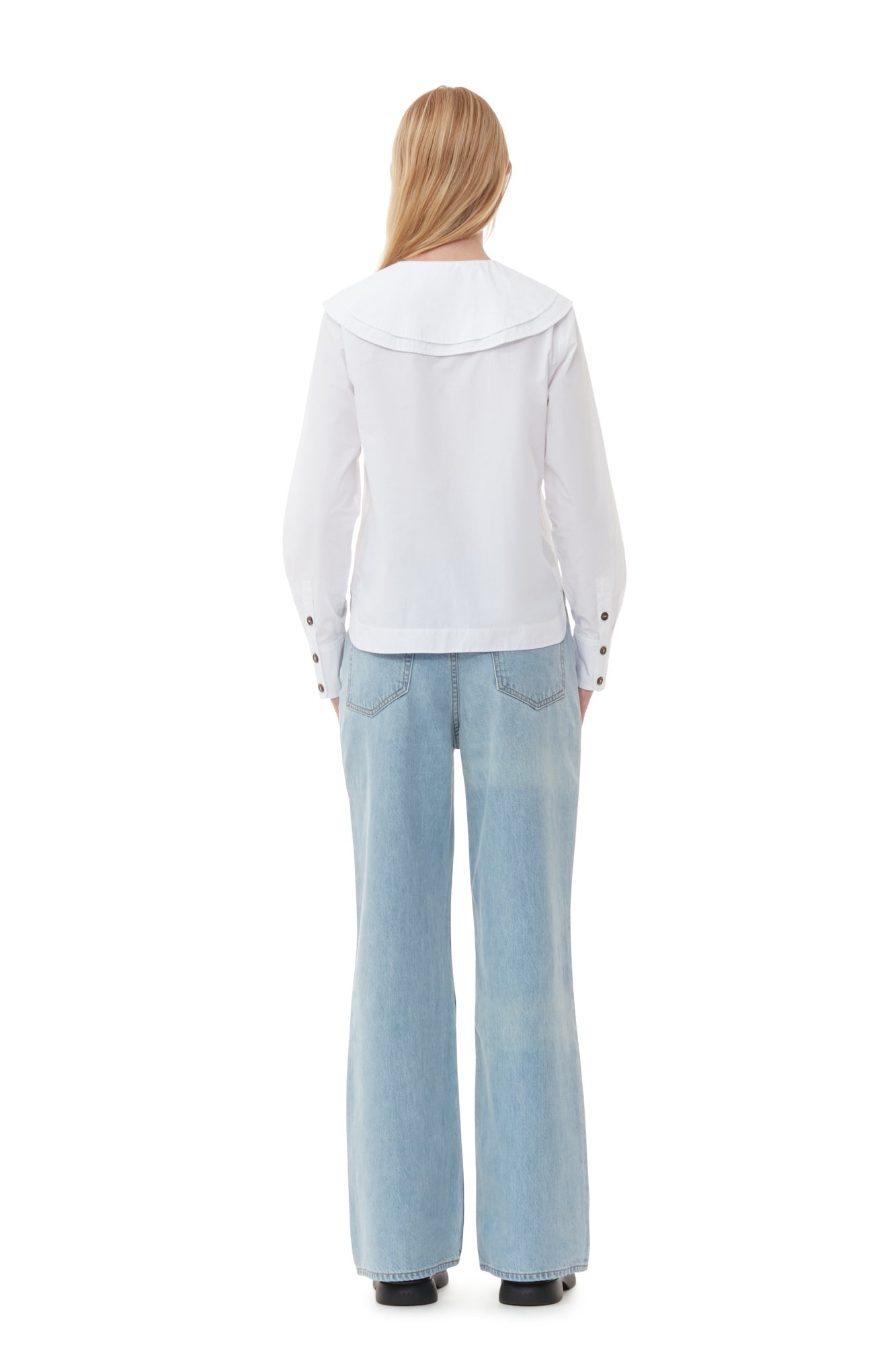 Chemise à double col - Bright White
