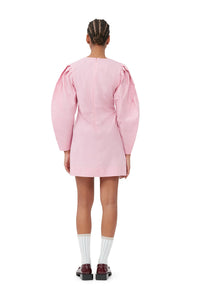 Robe courte à col en V - Orchid Smoke
