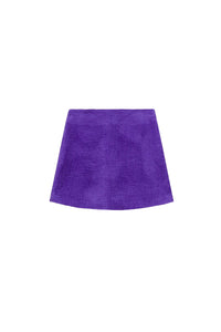 Short corduroy skirt - Simply Purple