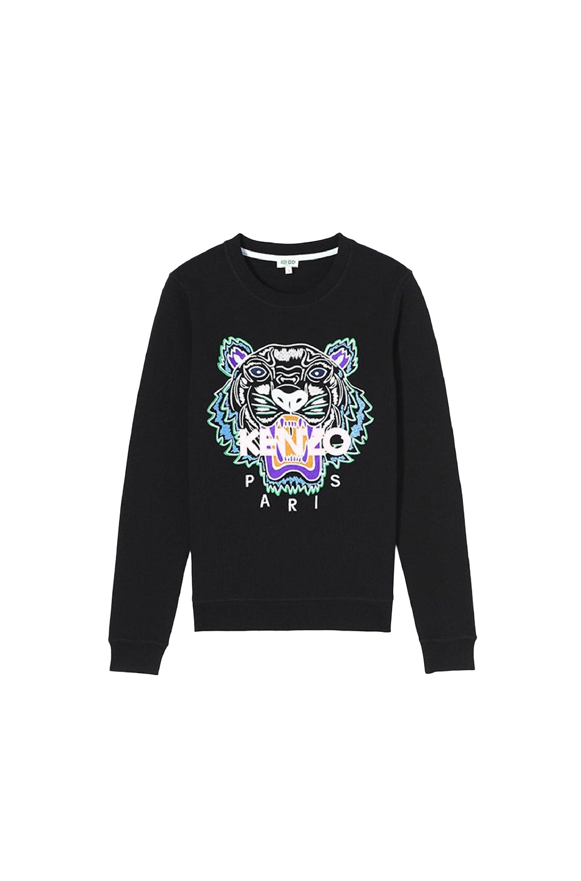 Tiger embroidered sweatshirt - Black